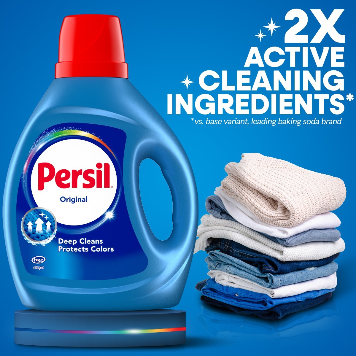 Persil Original HE Deep Cleaning Concentrated Detergent 96 Loads – 126 fl oz