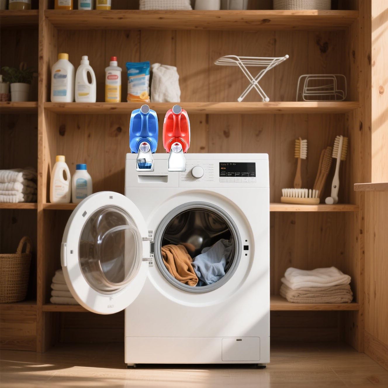 2 Pack Laundry Detergent Cup Holder Detergent Drip Catcher for Laundry Room