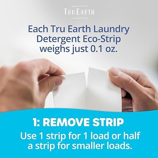 Tru Earth Detergent Laundry Fresh Linen Scent – 32 Count (64 small loads) pack4