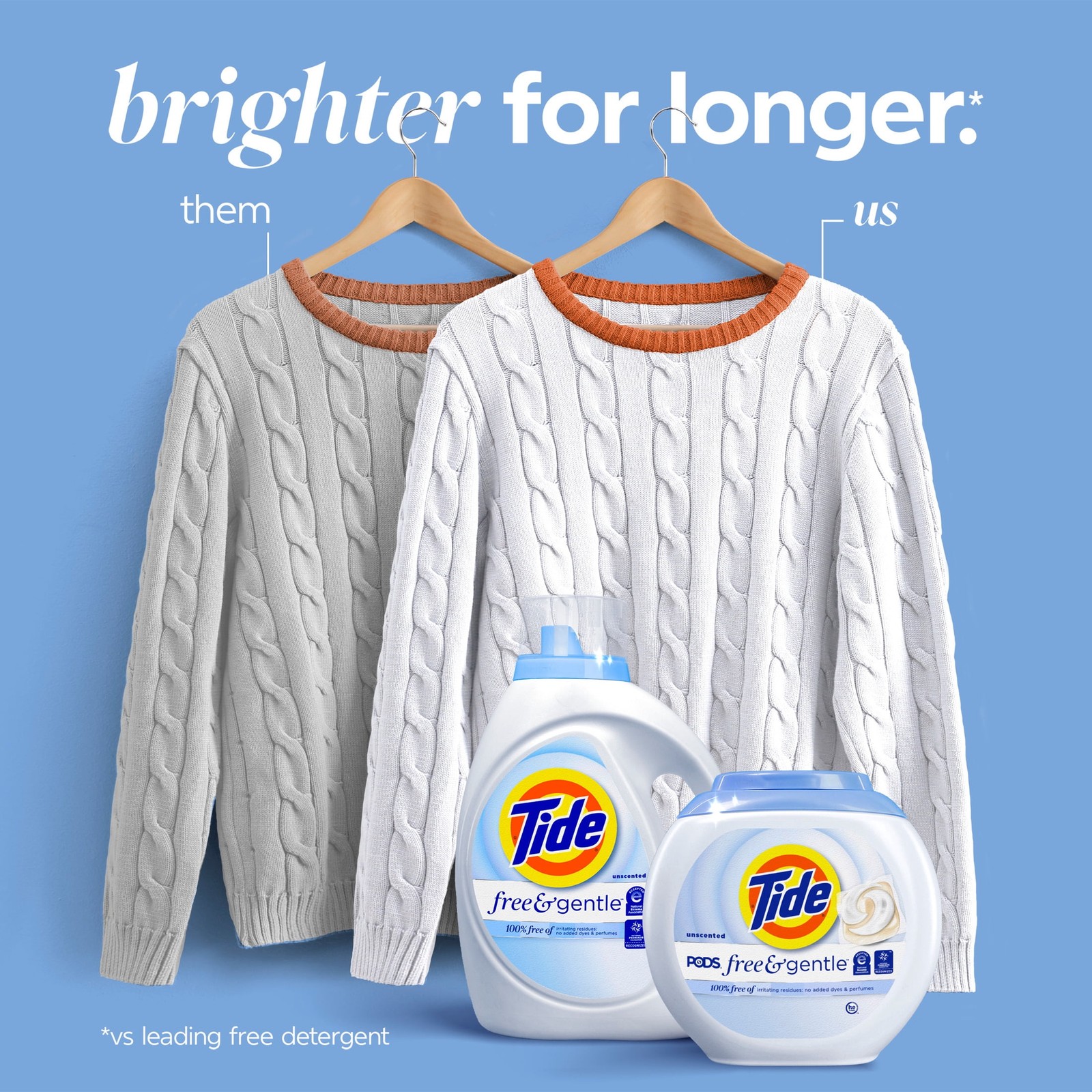 Tide Free & Gentle Laundry Detergent Liquid, 166 fl oz, 126 Loads