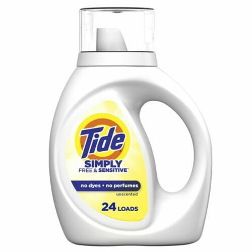 5 PACK Tide Simply Liquid Laundry Detergent Free & Sensitive 32 fl oz 24