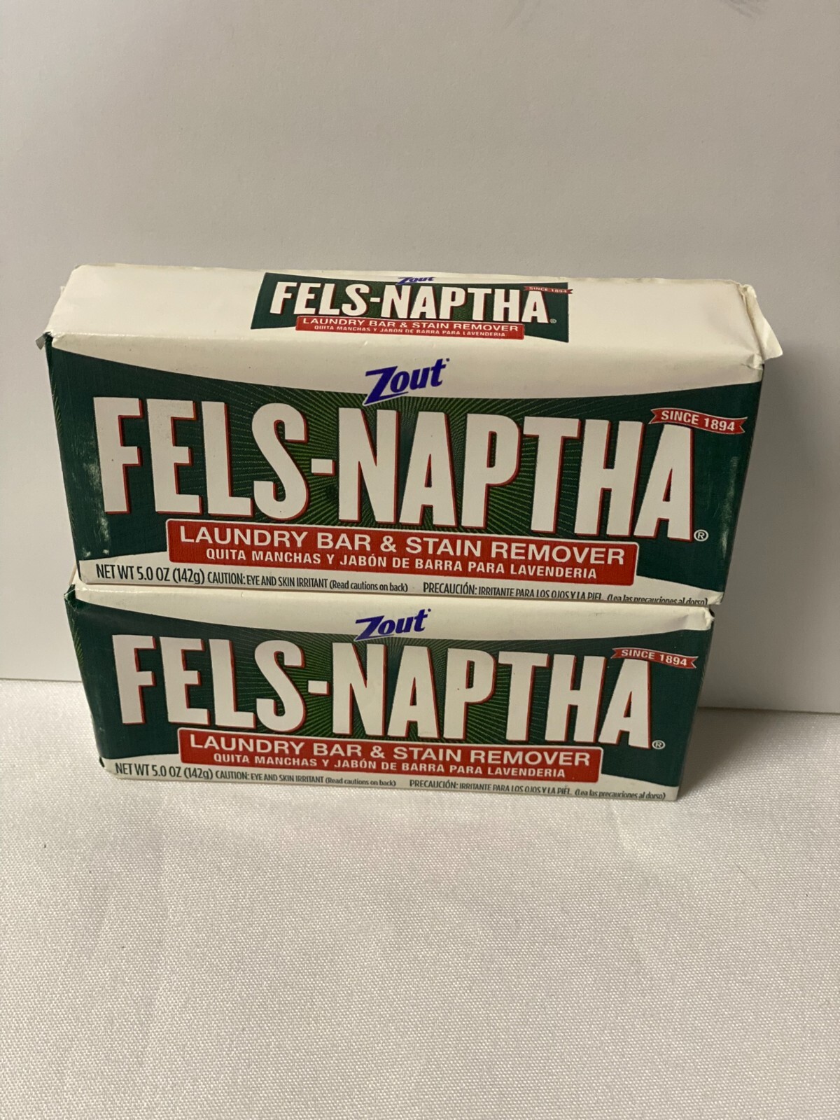 Fels Naptha Laundry Soap Bar – 5.0 oz – 2 pk