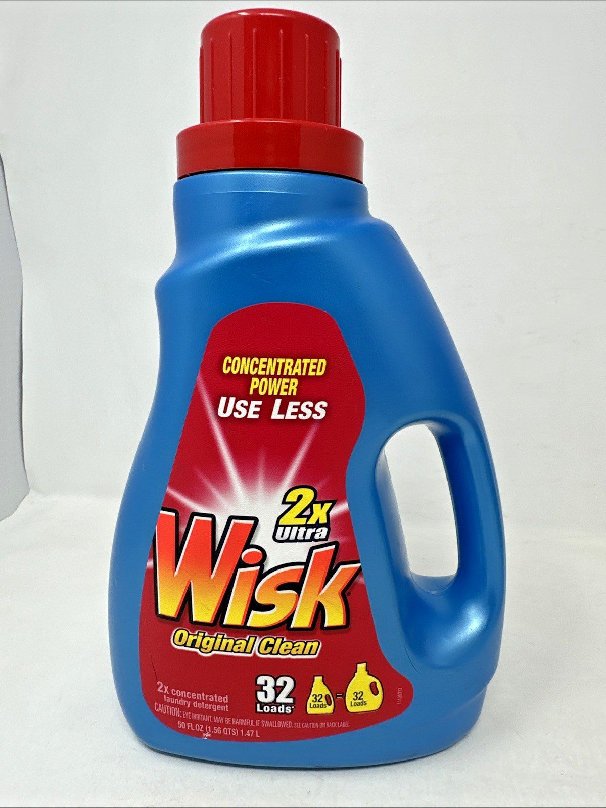 Wisk 2x Ultra Original Clean Liquid Laundry Detergent 32 Loads Discontinued HTF