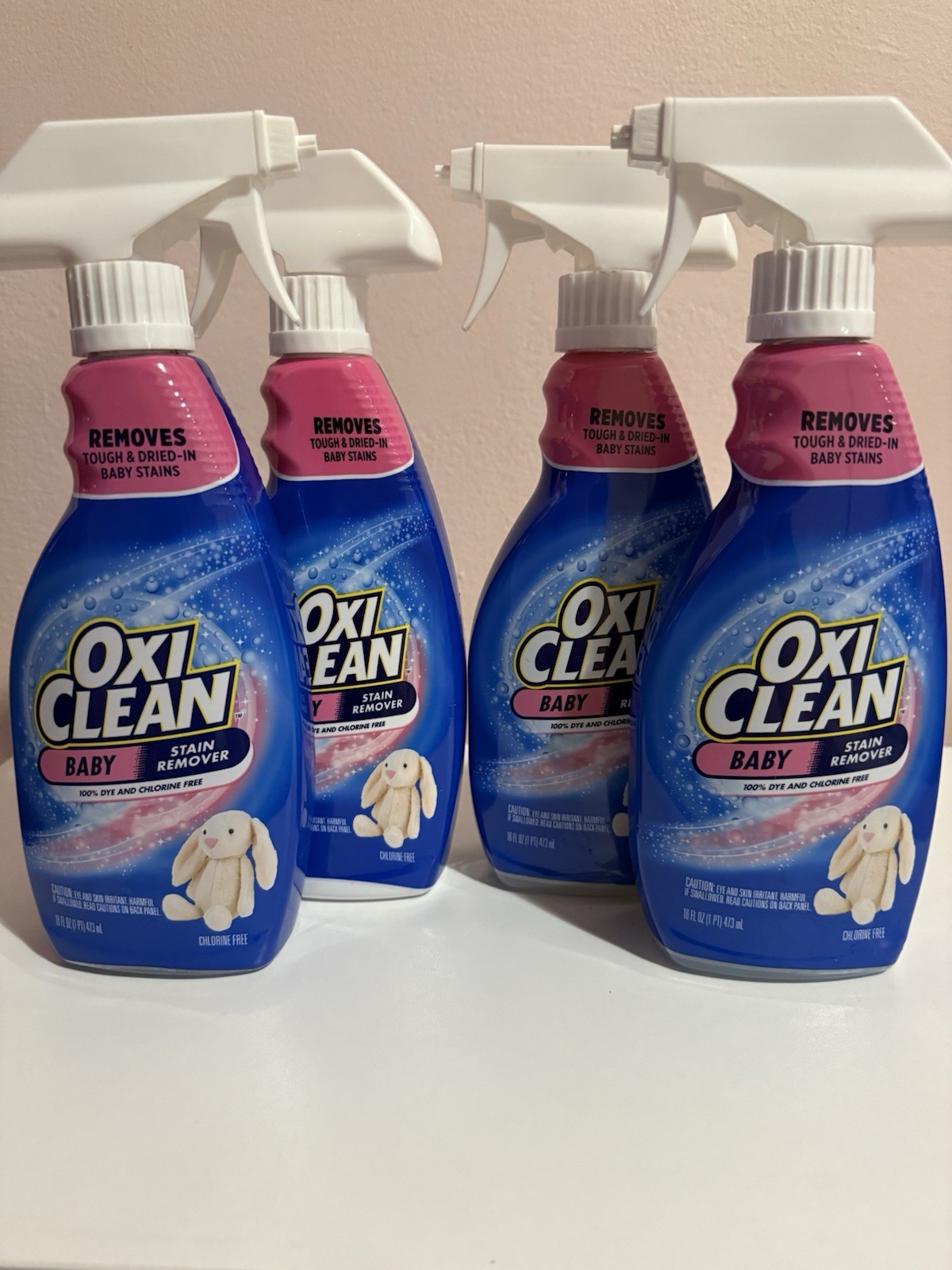 OxiClean Baby Liquid Stain Remover Pack Of 4 16 Oz Each