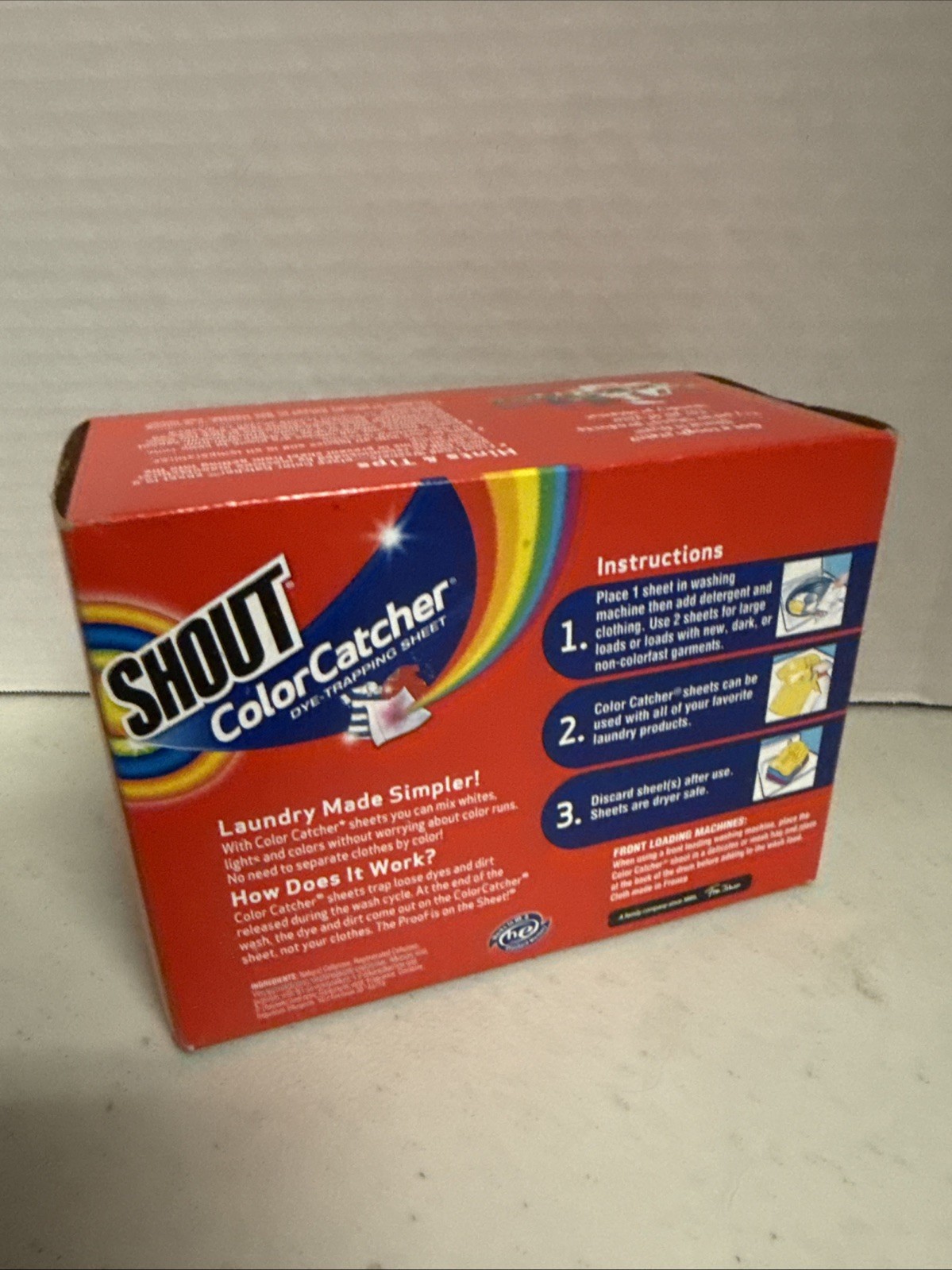 Color Catcher Sheets, 72 Ct, for Mixed Washes, Prevents Color Runs, Laundry Use