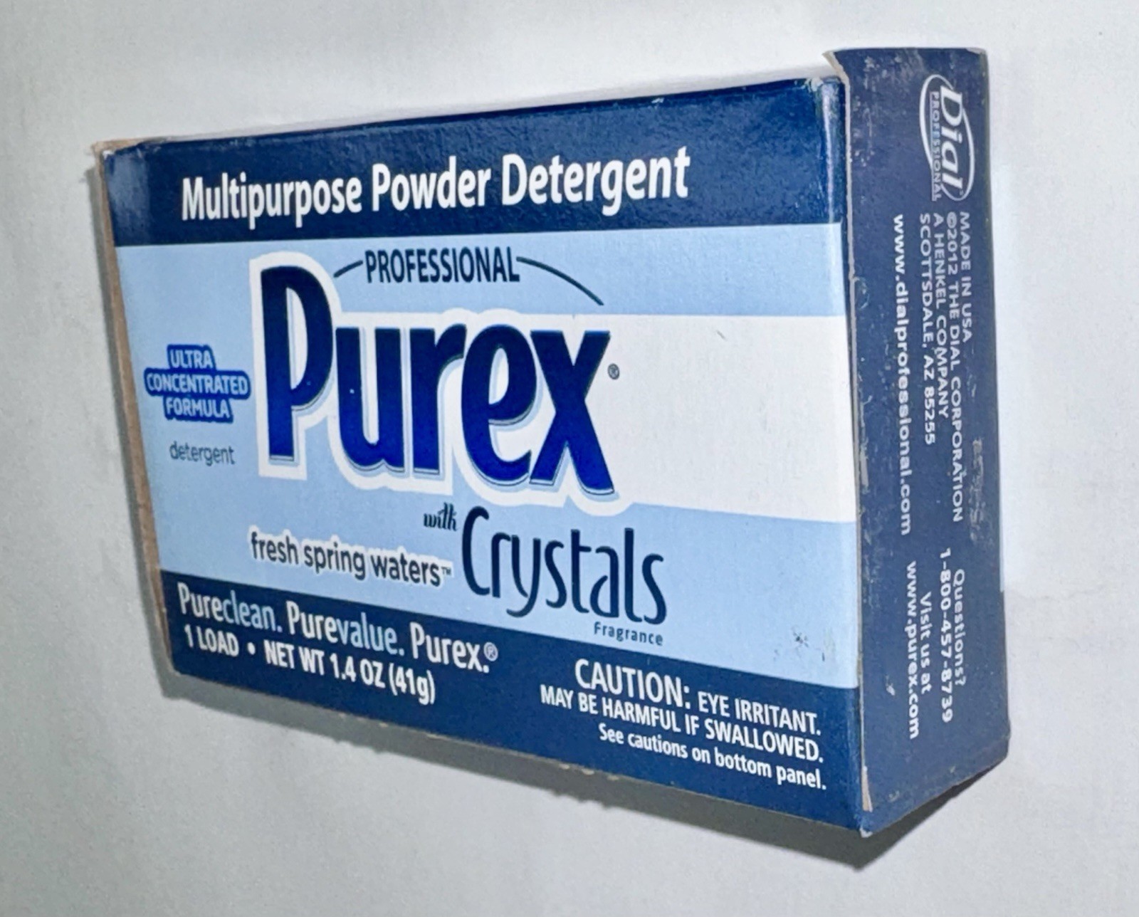 Purex Professional Powder Detergent with Crystals Fresh Spring Waters 1 Load