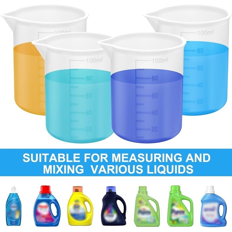 Silicone Laundry Measuring Cup Detergent Dispenser Durable Easy to Clean 3.4oz