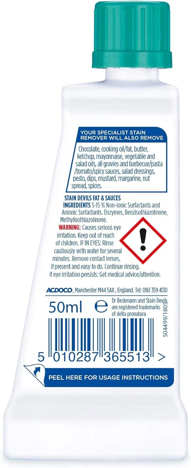 Dr Beckmann Stain Devils – Cooking Oil & Fat