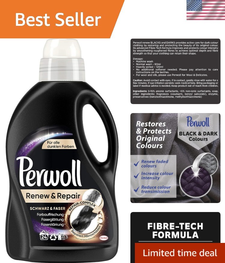 Liquid Detergent – 1.4L for Dark and Black Fabrics – Fading Prevention