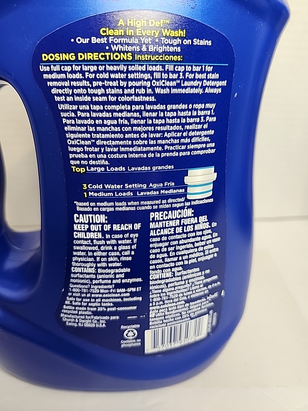 OxiClean Laundry Detergent 26 Loads Sparkling Fresh High Def 40 oz Discontinued