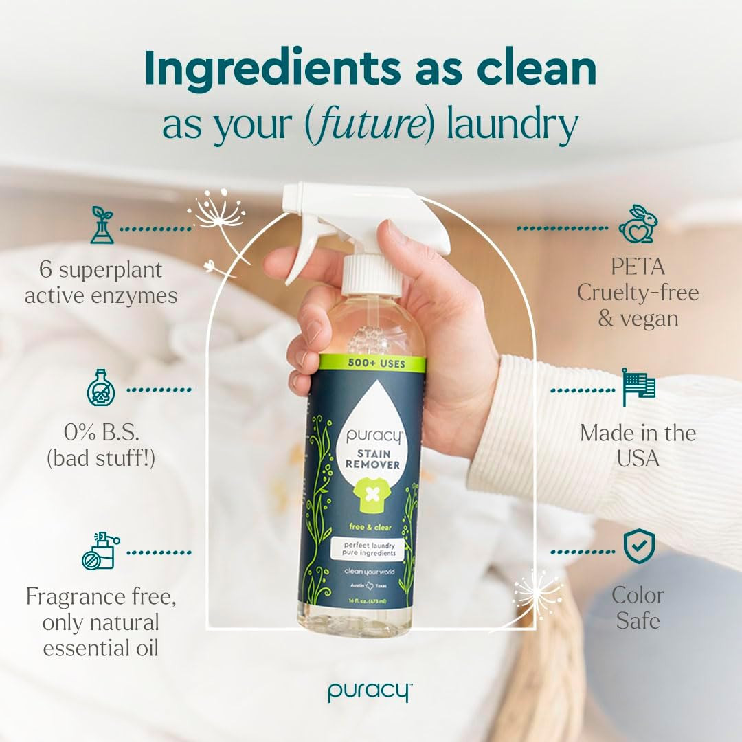 Stain Remover, Natural Travel and Laundry Stain Cleaner for Clothes, Baby Essent
