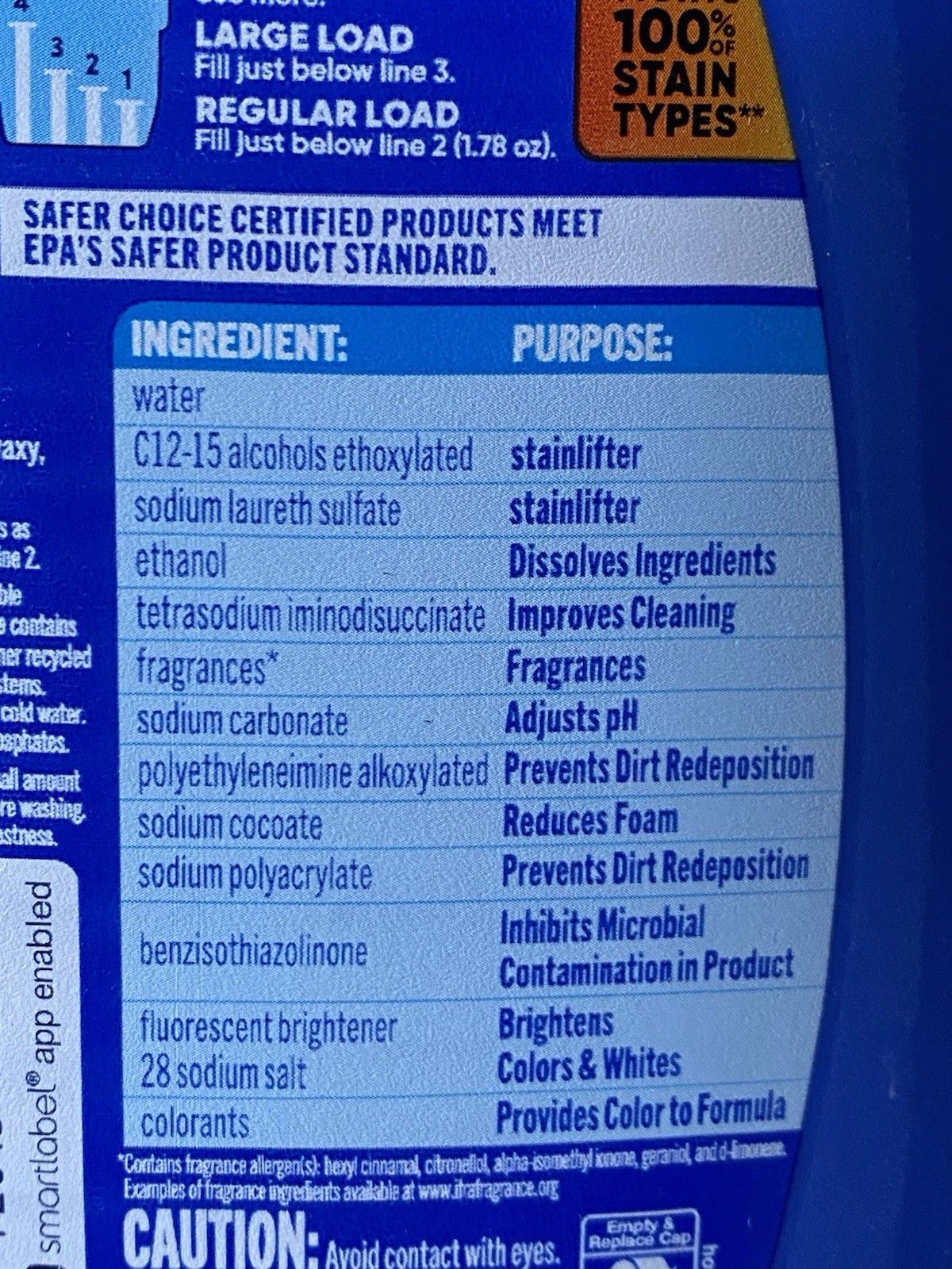 all Fresh & Clean Laundry Detergent Oxi Plus Odor Lifter 36 fl oz 20 Loads