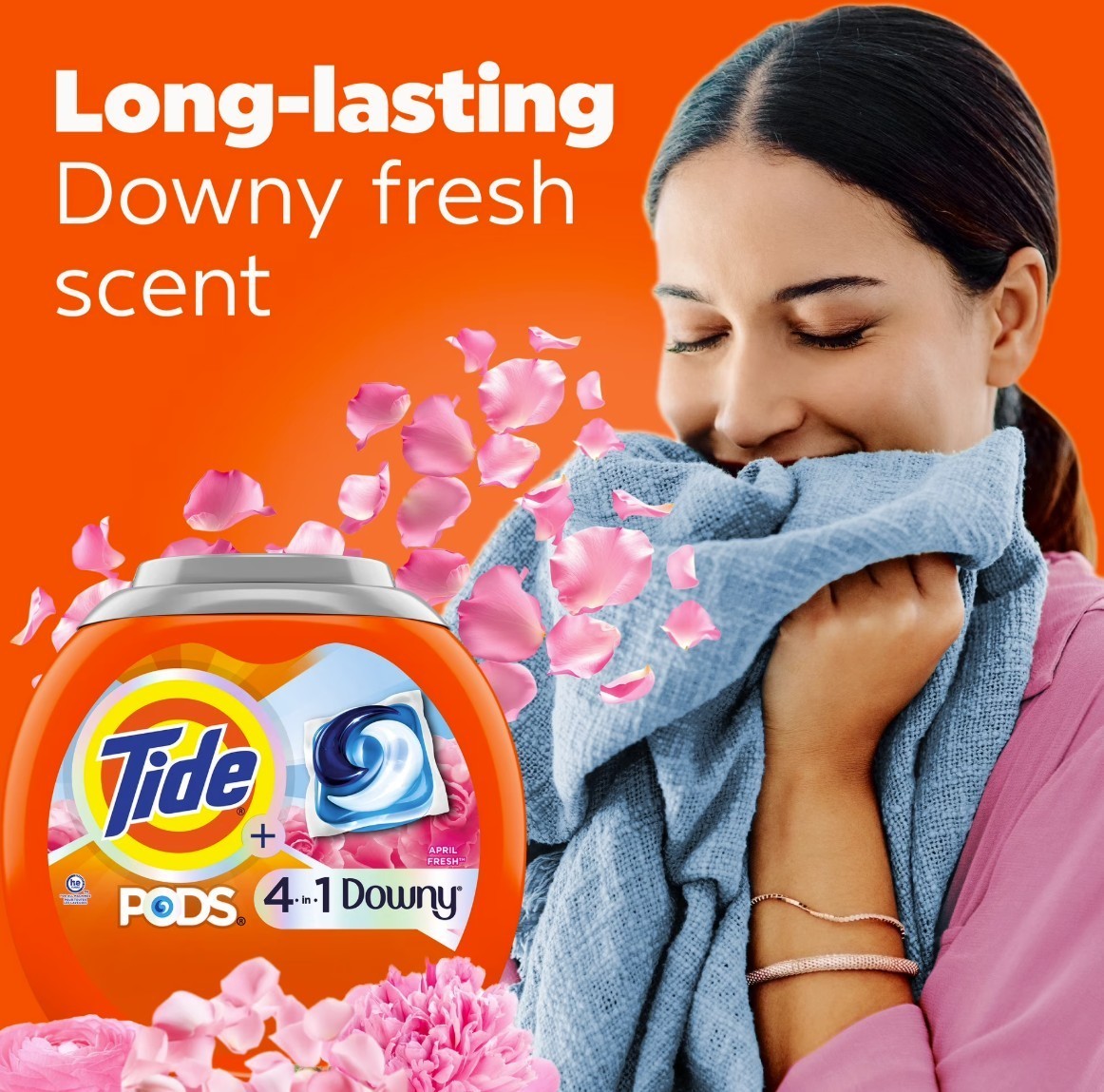 [HOT SALE] Tide PODS Plus Downy 3in1 Laundry Detergent Pacs 43 Count 2 Pack