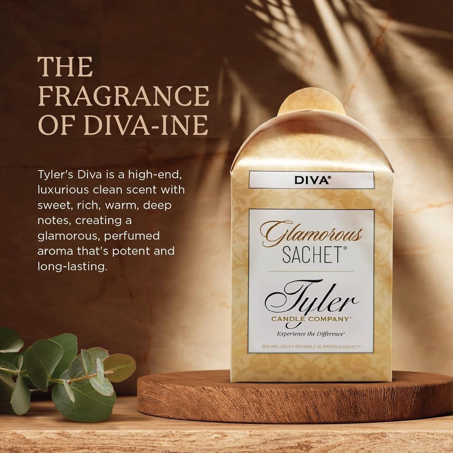 Tyler Diva Glamorous Sachet, Reusable Dryer Sheets, Luxury Home Fragrance Col…