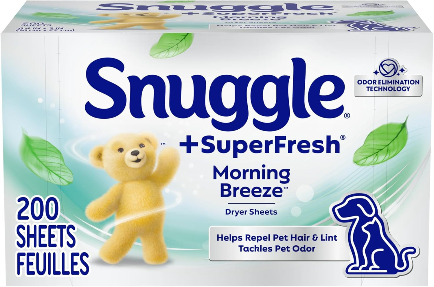 Plus Superfresh Fabric Softener Dryer Sheets with Static Control and Odor Elimin