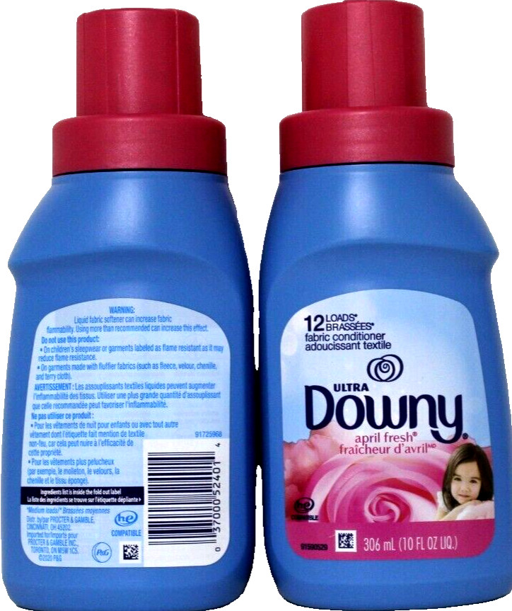 2PK Downy April Fresh Liquid Fabric Conditioner (Fabric Softener), 10 FL OZ