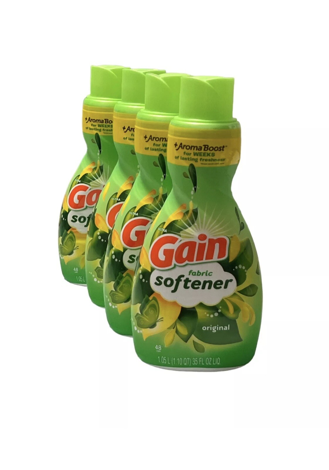 Gain Fabric Softener, Original, 35 fl oz (2 Pack)