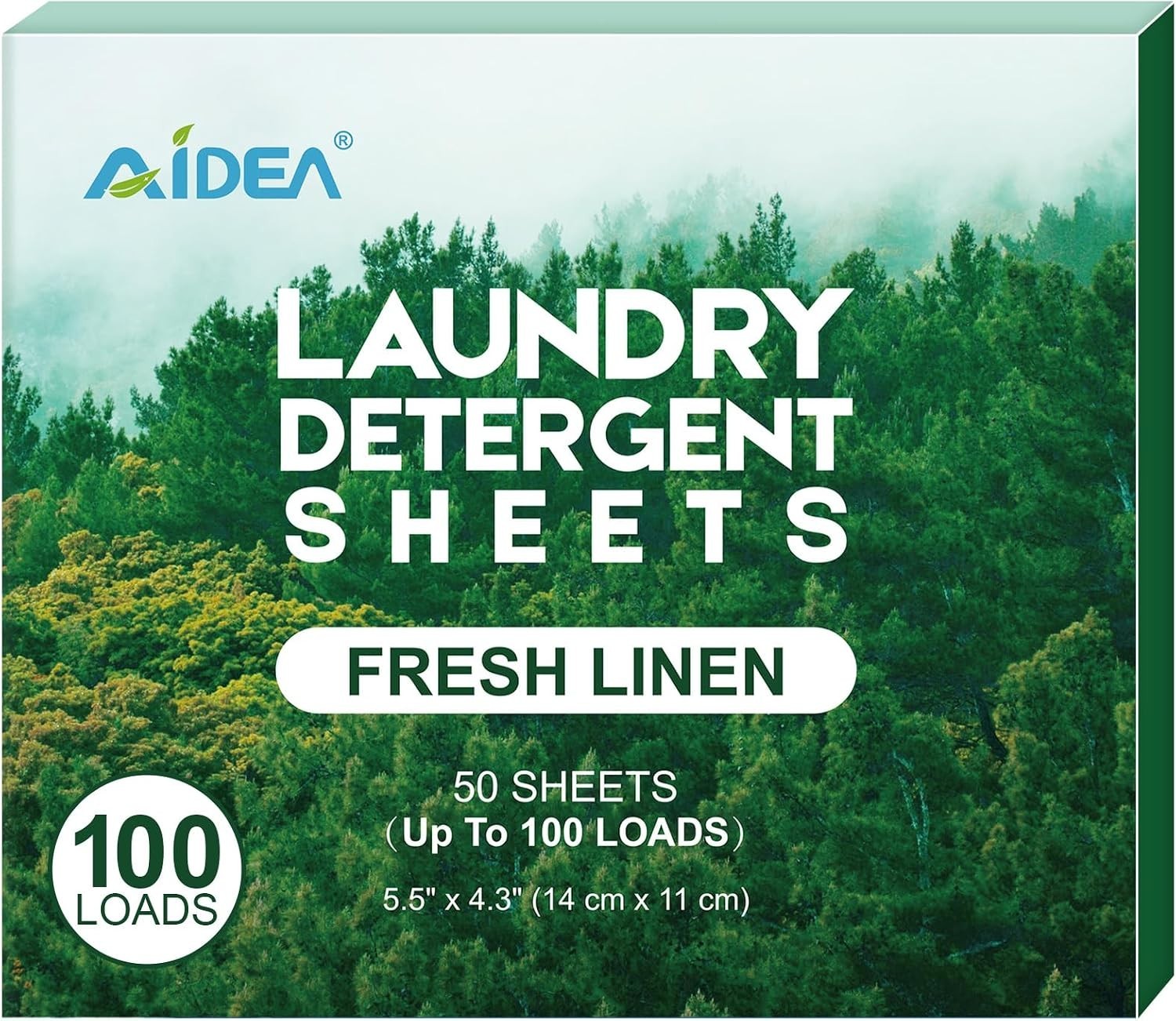 Gentle Cleaning Laundry Sheets – 50 Loads, No Plastic Jug, Perfect for Travel