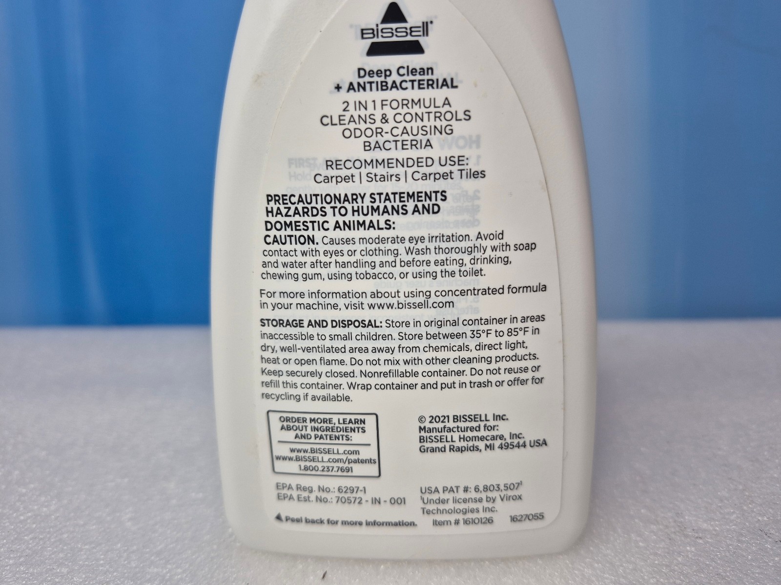 Bissell Deep Clean Antibacterial 8 fl oz Easy Fill Odor Control & Stain Remover