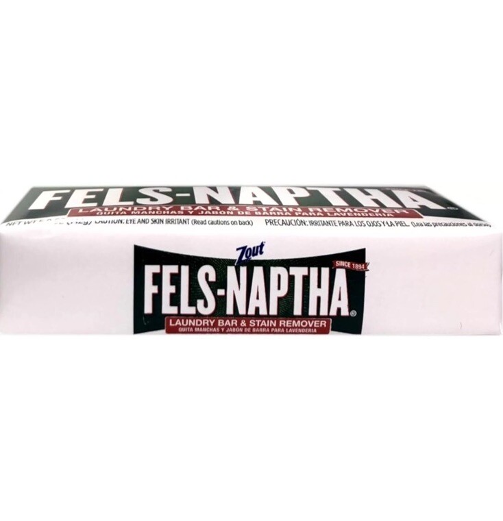 Fels Naptha Laundry Bar and Stain Remover, 5 Ounce, 3 Packs! Free Shipping