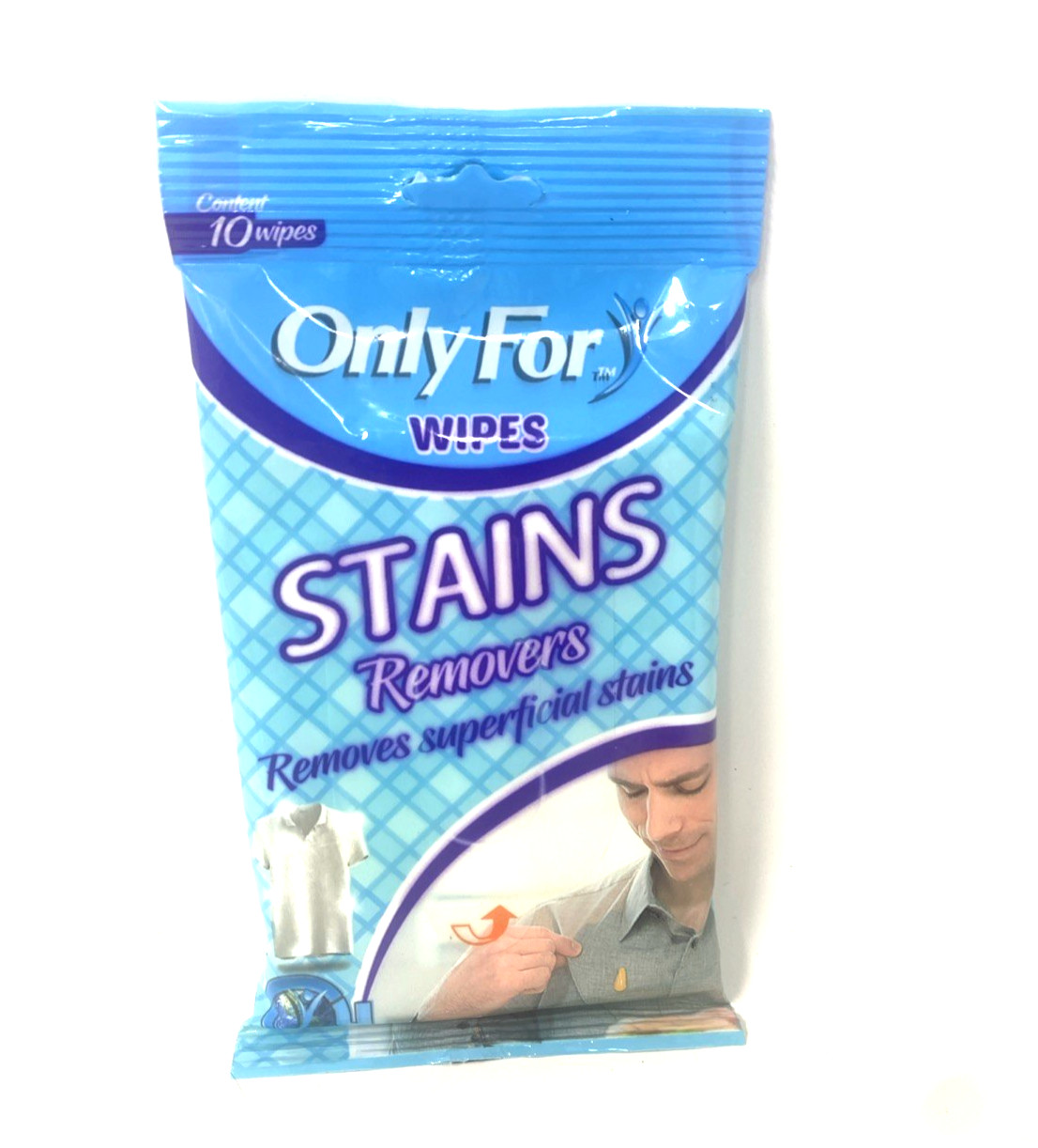 Only For Stain Remover Wipes 6 Pks 10 Per Pack 60 Total
