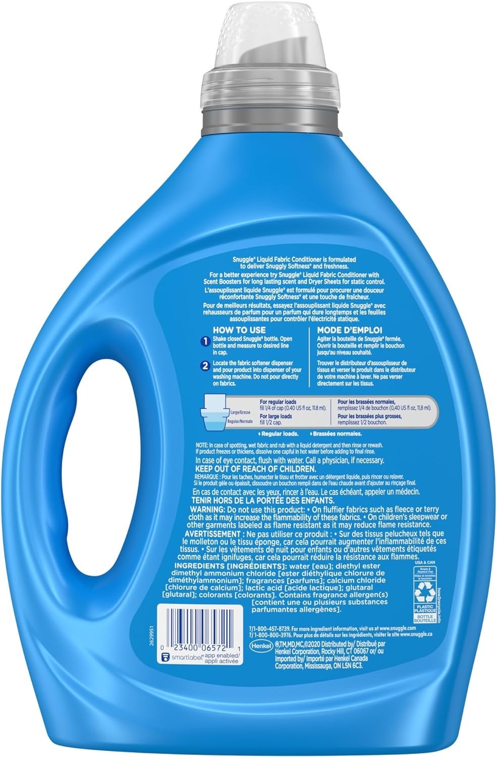 Blue Sparkle Liquid Fabric Softener – 2X Concentrated for Soft Freshness