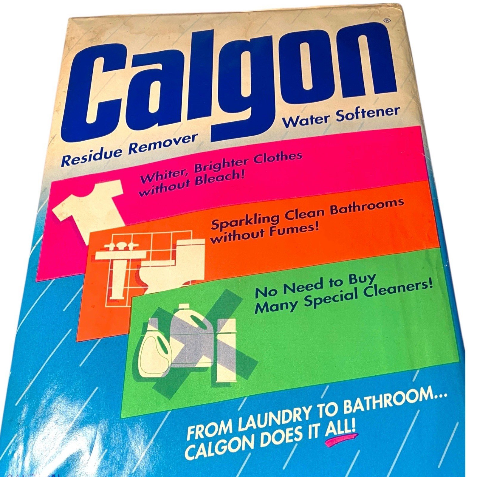 Calgon Water Softener Loose Powder Box 40 Oz 2.8 Lbs Discontinued