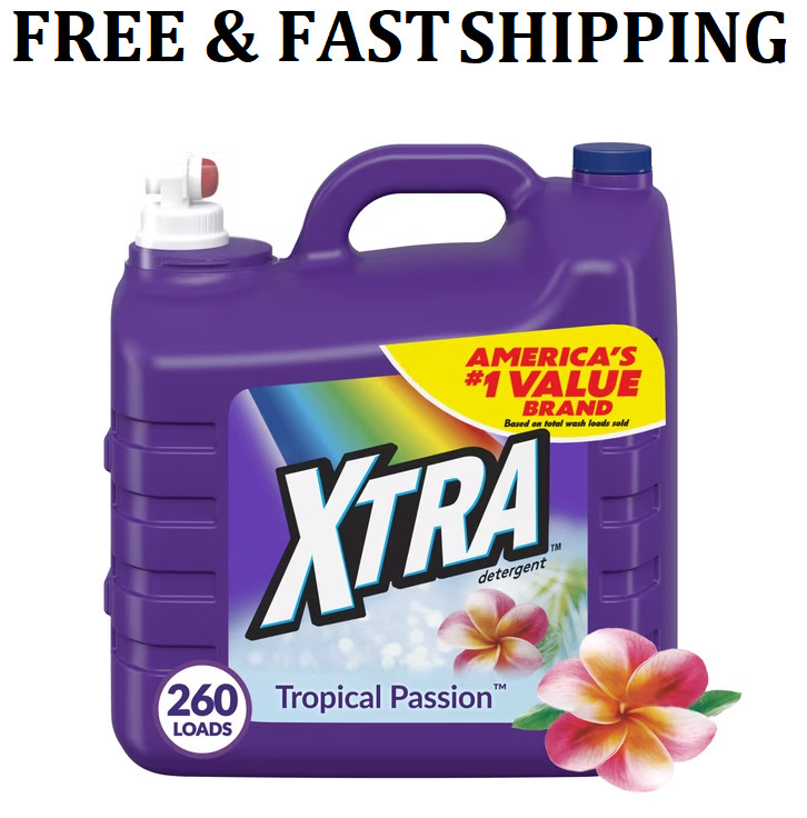 312 fl oz Liquid Laundry Detergent Tropical Passion Scent 260 Loads HE Standard