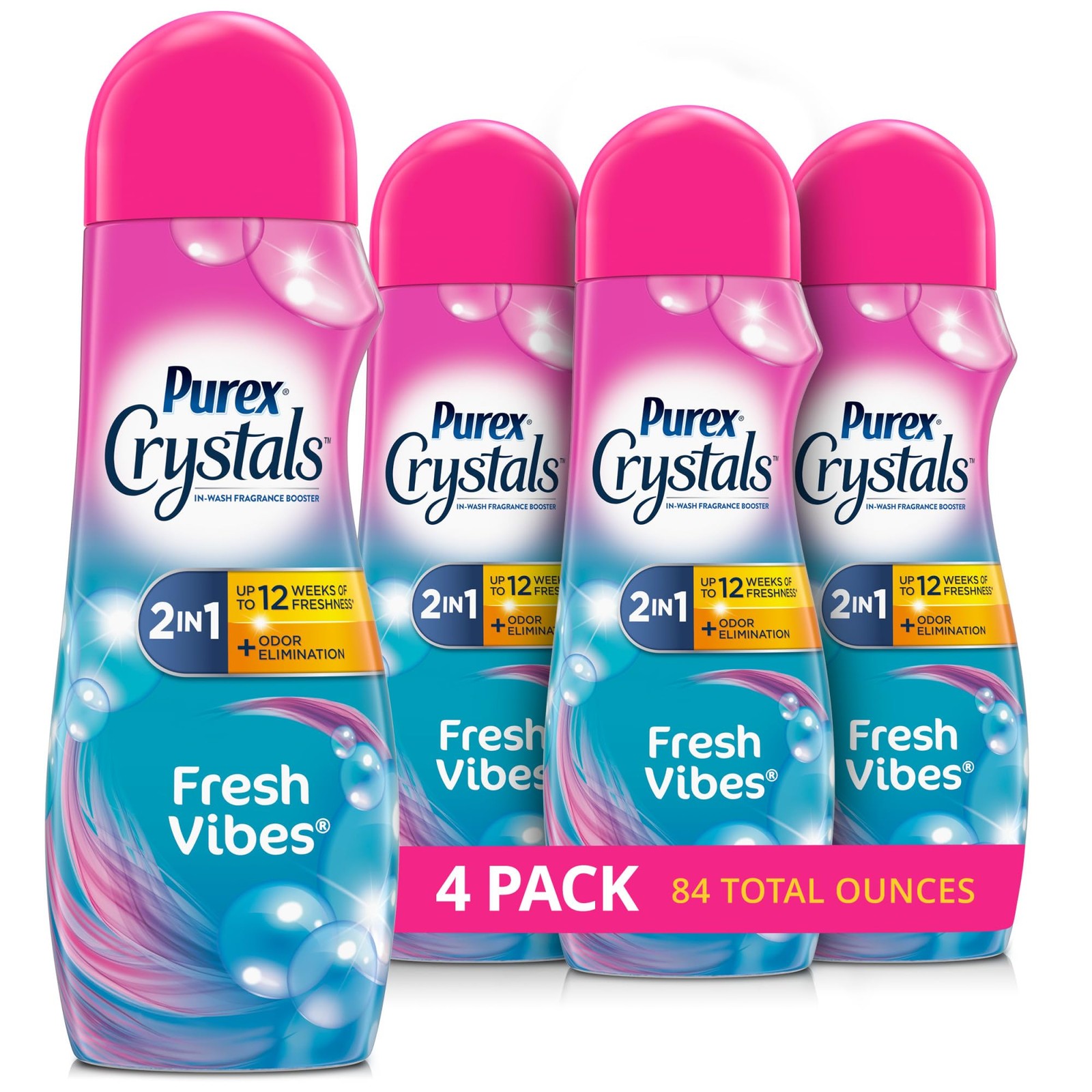 Purex Crystals In-Wash Fragrance and Scent 84 Ounce (Pack of 1), Fresh Vibes