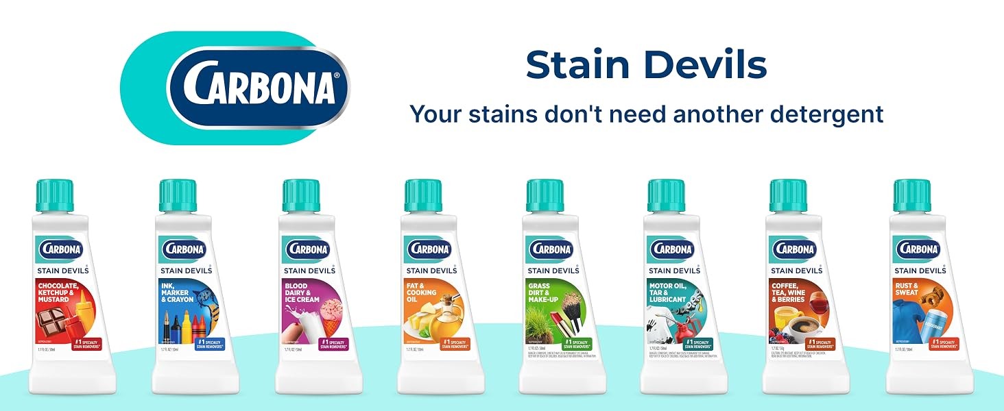 Stain Devils #8 (1.7 Fl Oz), Targeted Spot Cleaner for Coffee, Tea, Wine & Juice
