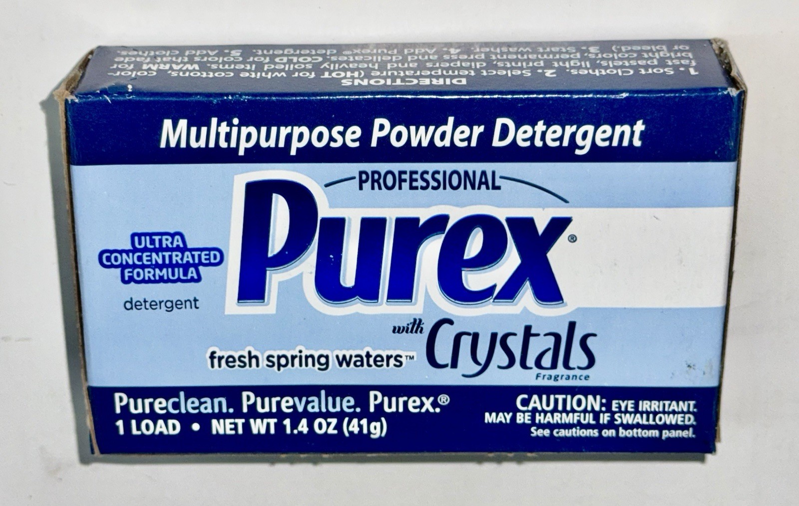 Purex Professional Powder Detergent with Crystals Fresh Spring Waters 1 Load