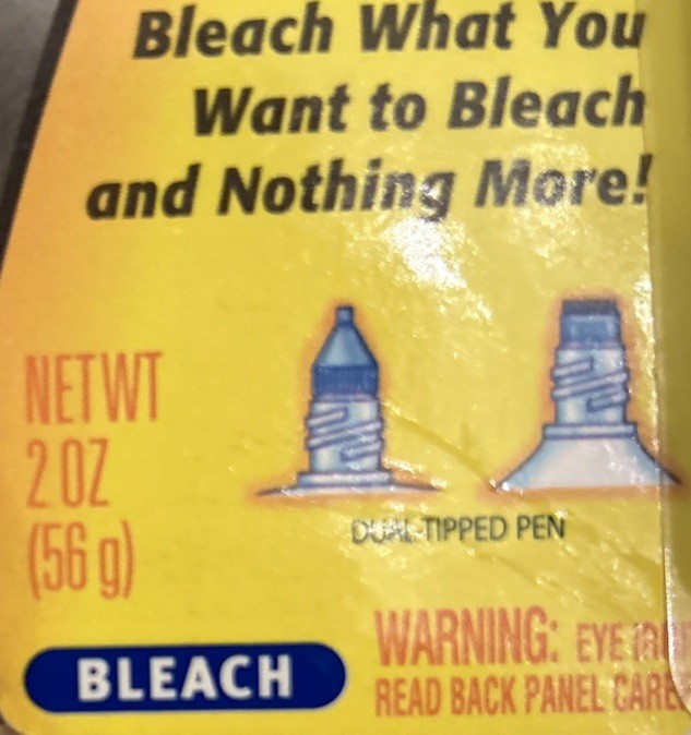 Clorox Bleach Pen Gel Dual Tipped 2 oz 2002 Discontinued Sealed NIP