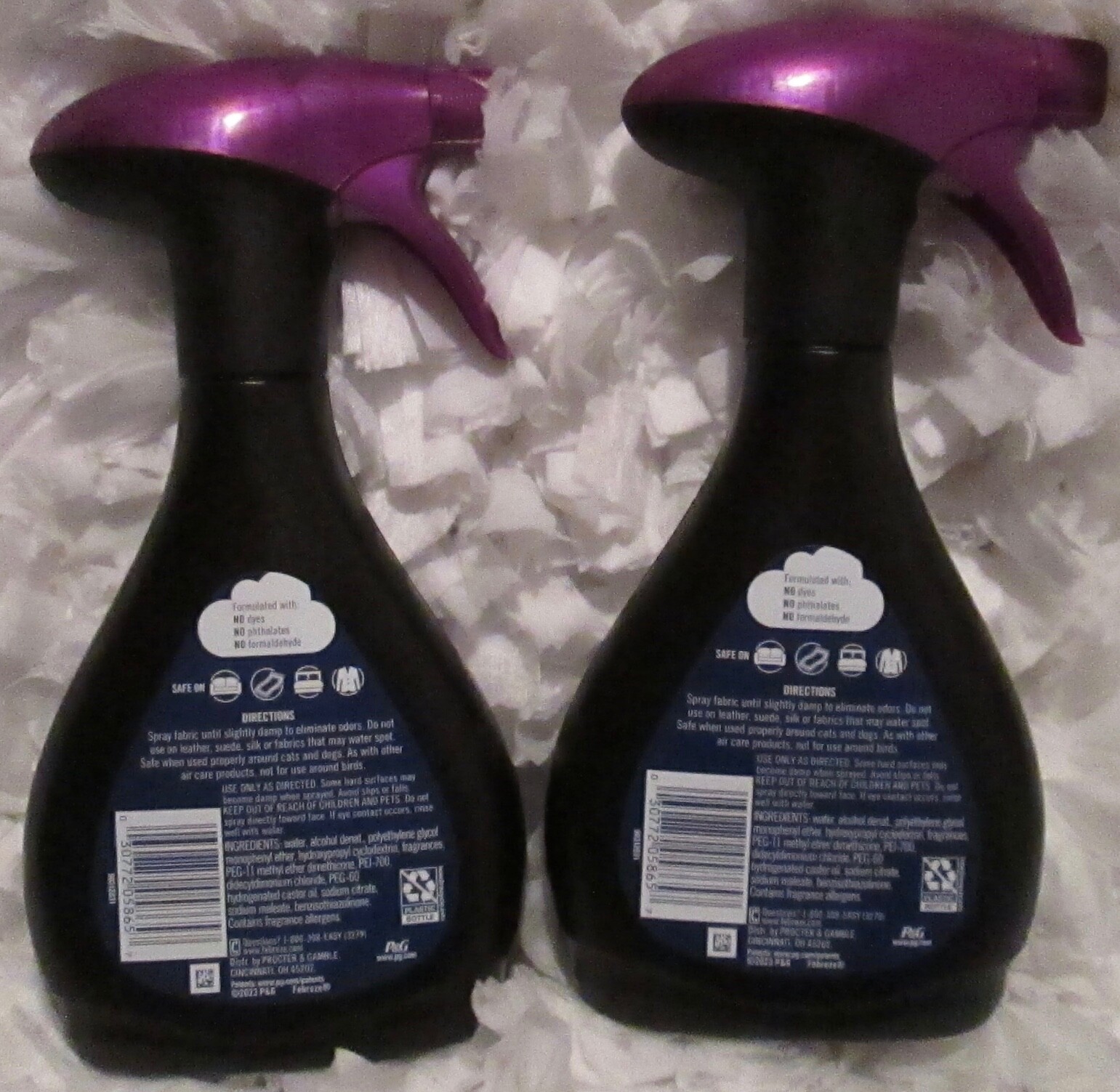 2 DOWNY INFUSIONS FEBREZE FABRIC CALM LAVENDER & VANILLA BEAN FABRIC REFRESHER