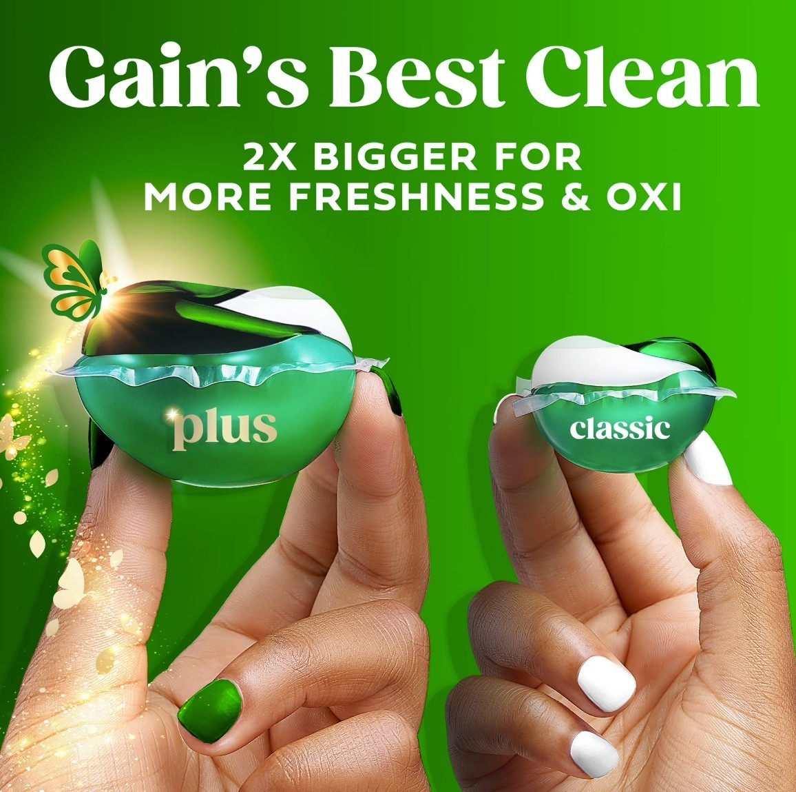 [FASH SALE] Gain Plus Flings Laundry Detergent Pacs Original Scent 45 Ct 2 Pack