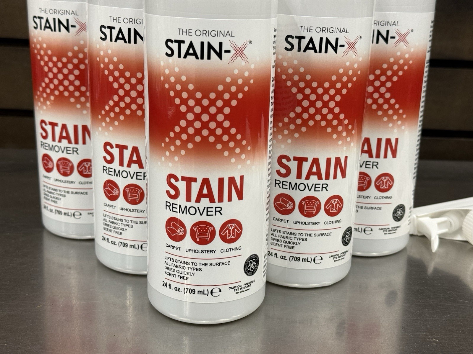 Pack of 6 – Stain-X Stain Remover 24 fl oz. For Carpet, Upholstery, Clothes