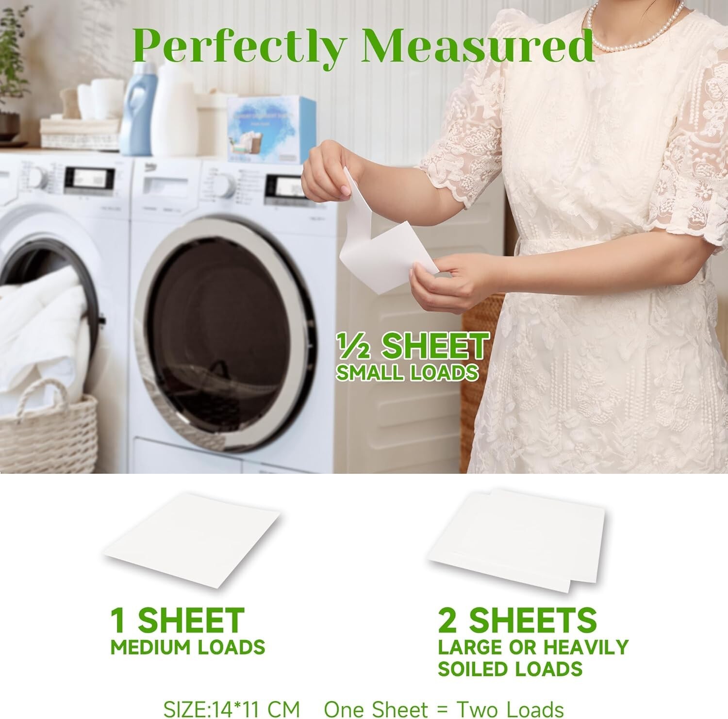 Eco Friendly Laundry Detergent Sheets Travel Size Zero Waste Lightweight Packs