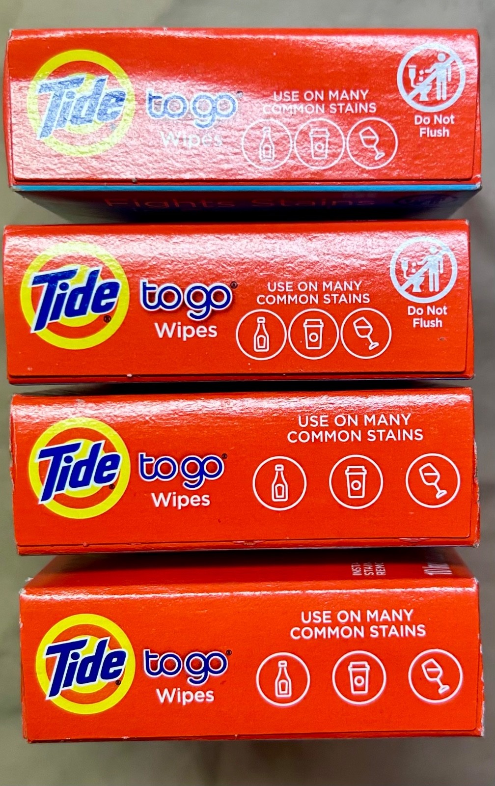 Tide To Go Wipes – 5″ x 6″ Wipes – 4 PACKS (40 Wipes TOTAL)