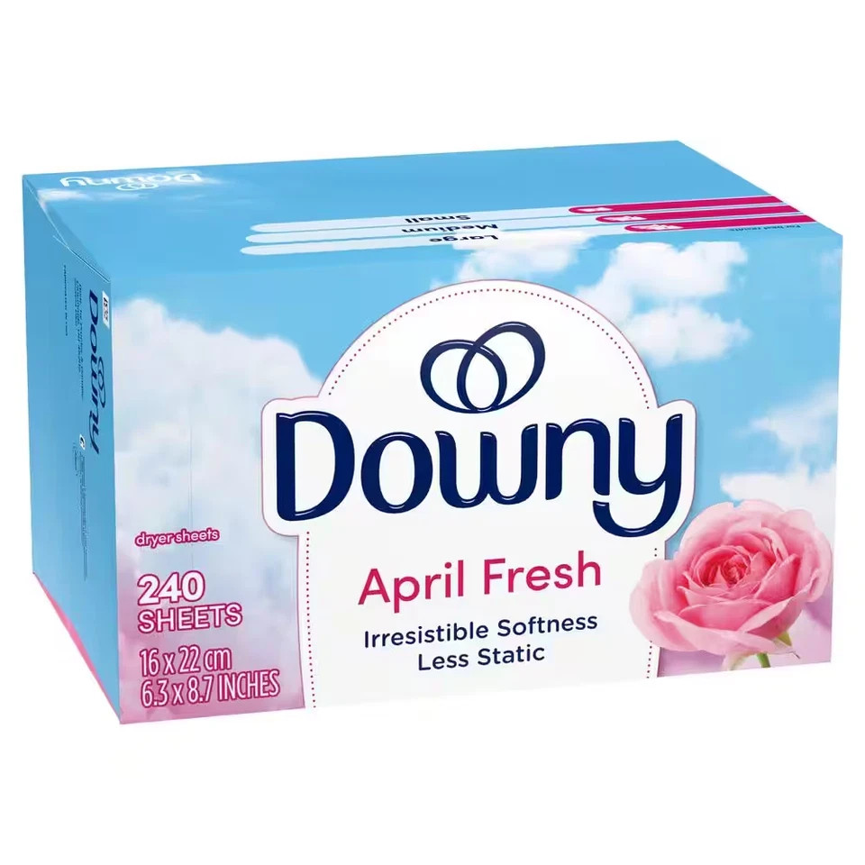 Downy April Fresh Scent Anti-static Fabric Softener Dryer Sheets(240-Count)
