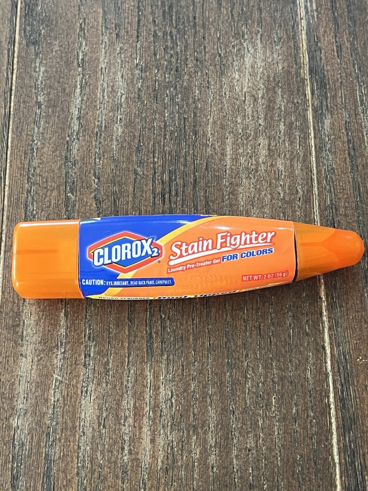Clorox 2 Stain Fighter Laundry Pre-Treater Gel Dual-Tipped 2 Oz Remover 90% Full