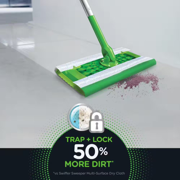 Swiffer Sweeper Heavy Duty Wet Lavender Vanilla Scent Refills Floor Mop Pads20ct