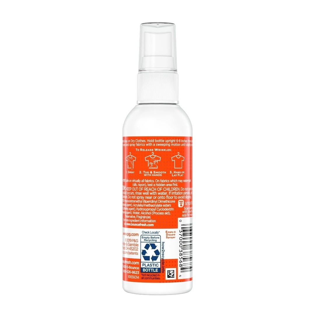 Bounce anti Static Spray, 3 in 1 Instant anti Static Spray & Instant Wrinkle 3oz