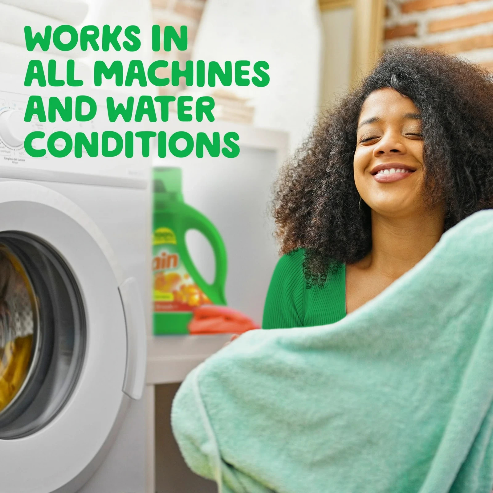 3P Gain Liquid Laundry Detergent, Island Fresh Scent, 154 fl oz, 107 Loads