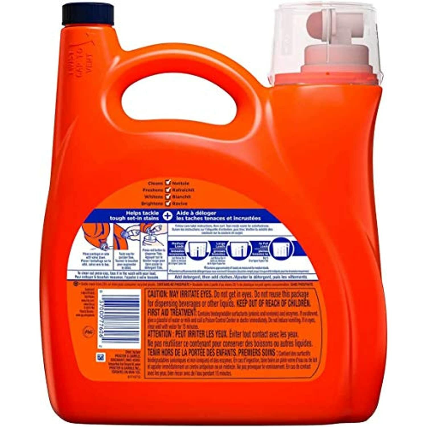 Tide Ultra Concentrate, OXI Advanced Power,Extra Stain Removel for Whites &