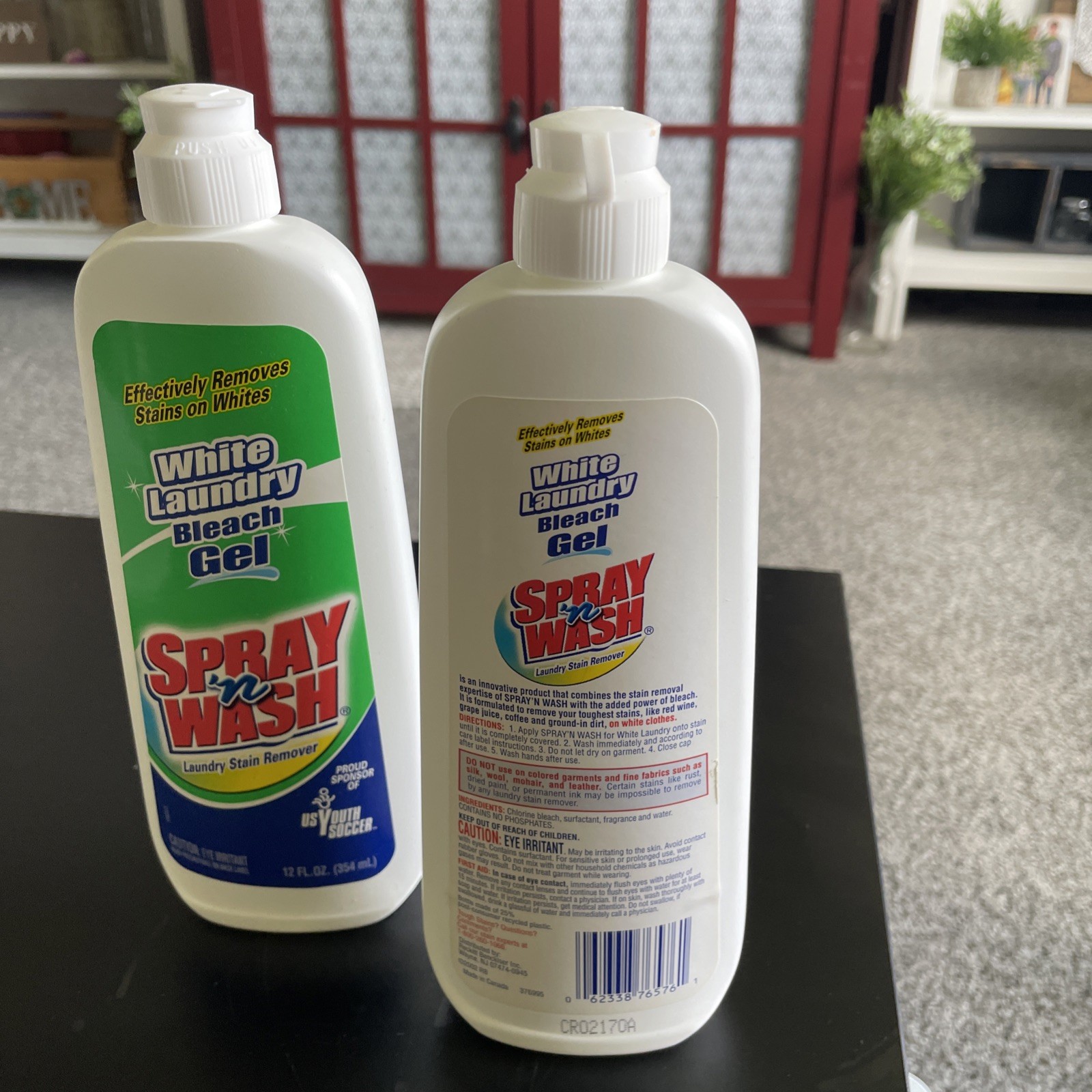 2 Vintage 2002 Spray N Wash Gel White Laundry Beach Gel Stain Remover 12 FL OZ