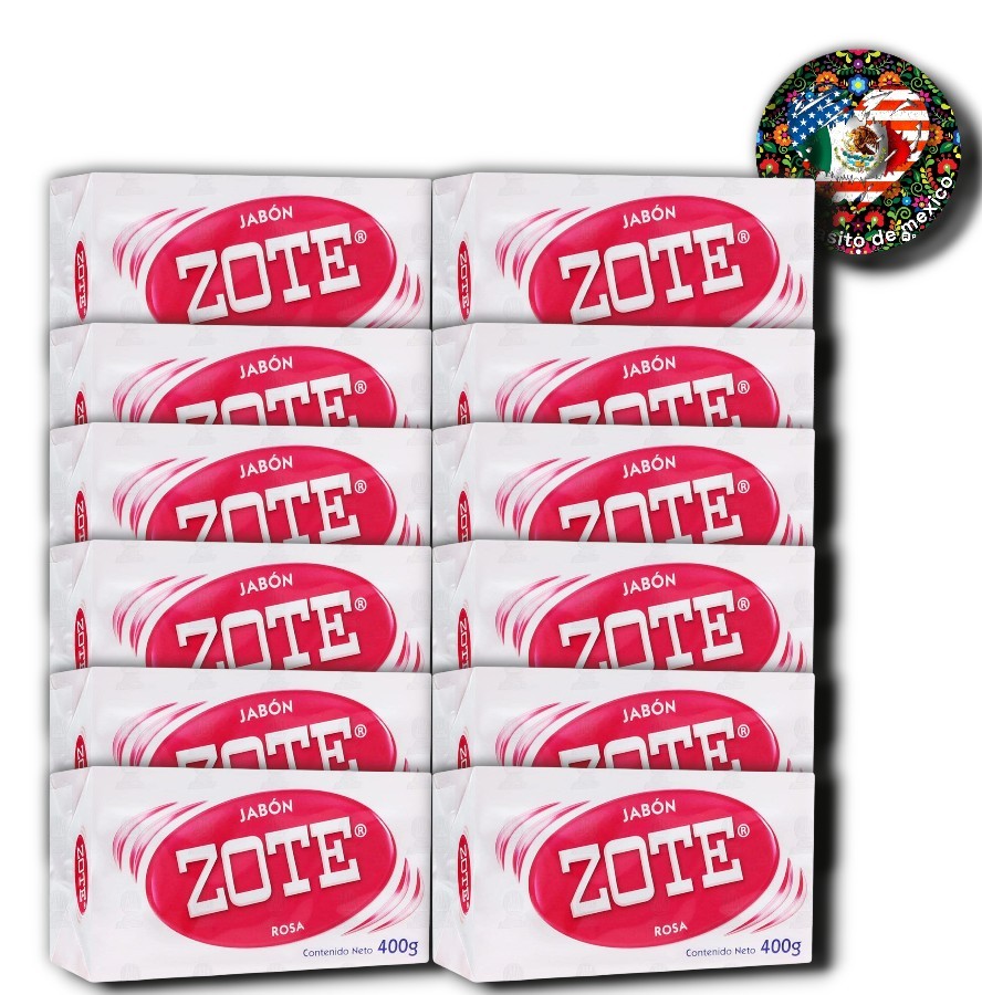 12x Zote Pink Soap Bars 14.1oz Hand Wash Soap for Stains 400g Large Zote Soap