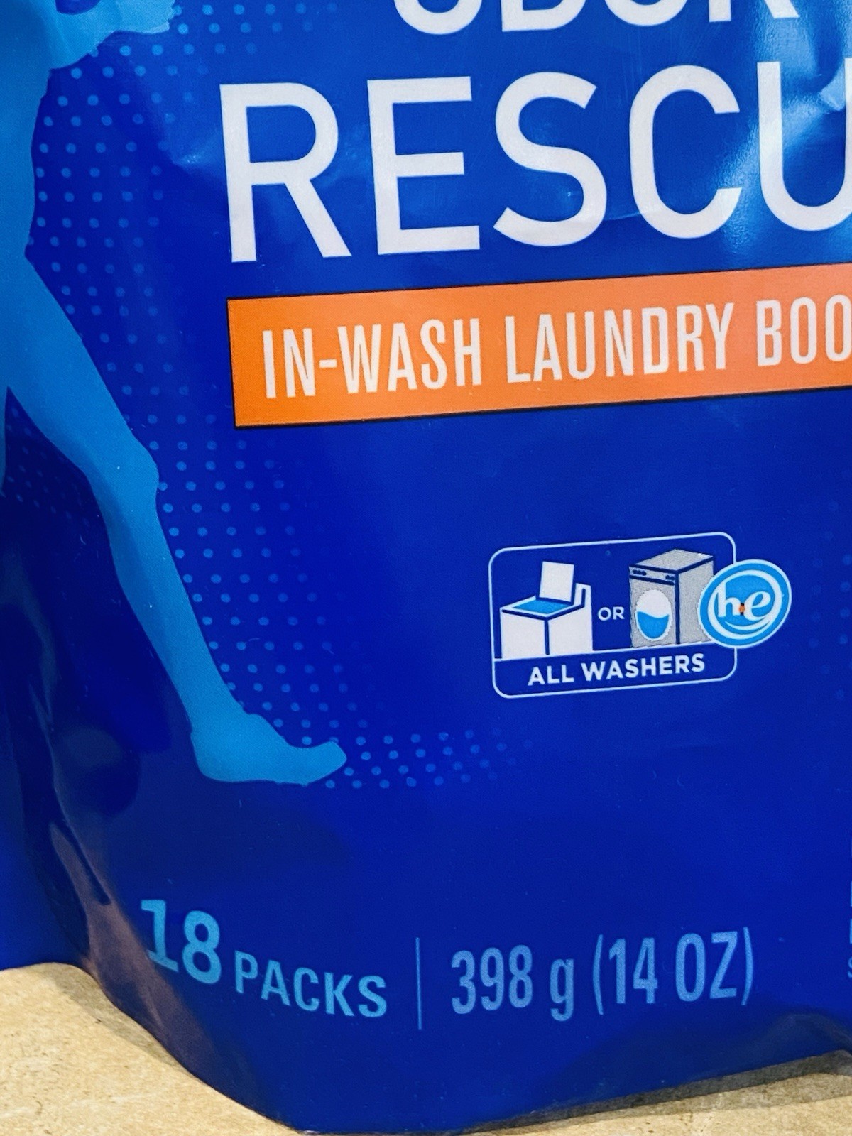 Tide Odor Rescue In Wash Laundry Booster Pacs 18 Count Fresh Scent Pods Lot of 2