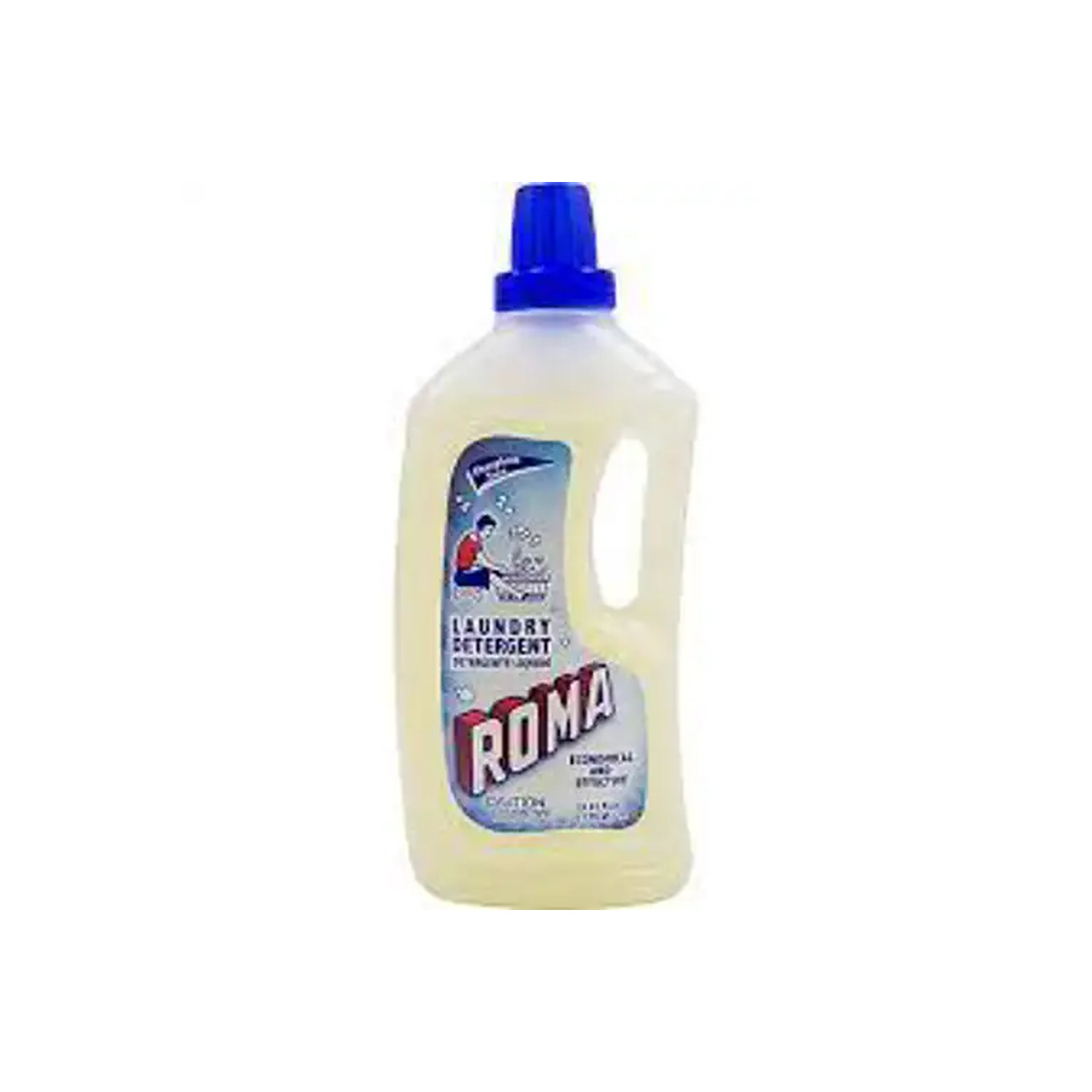 Roma Liquid Laundry Detergent 33.8 fl oz – Biodegradable, HE Compatible, Economi