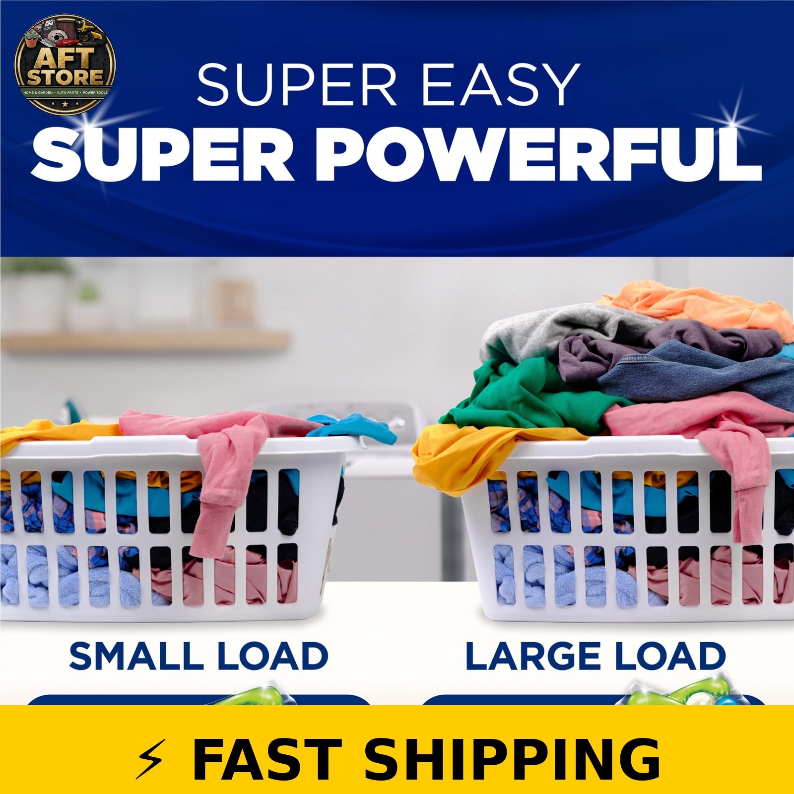 ARM & HAMMER Plus OxiClean 5-in-1 Laundry Detergent Paks, Fresh Scent, 42 Count