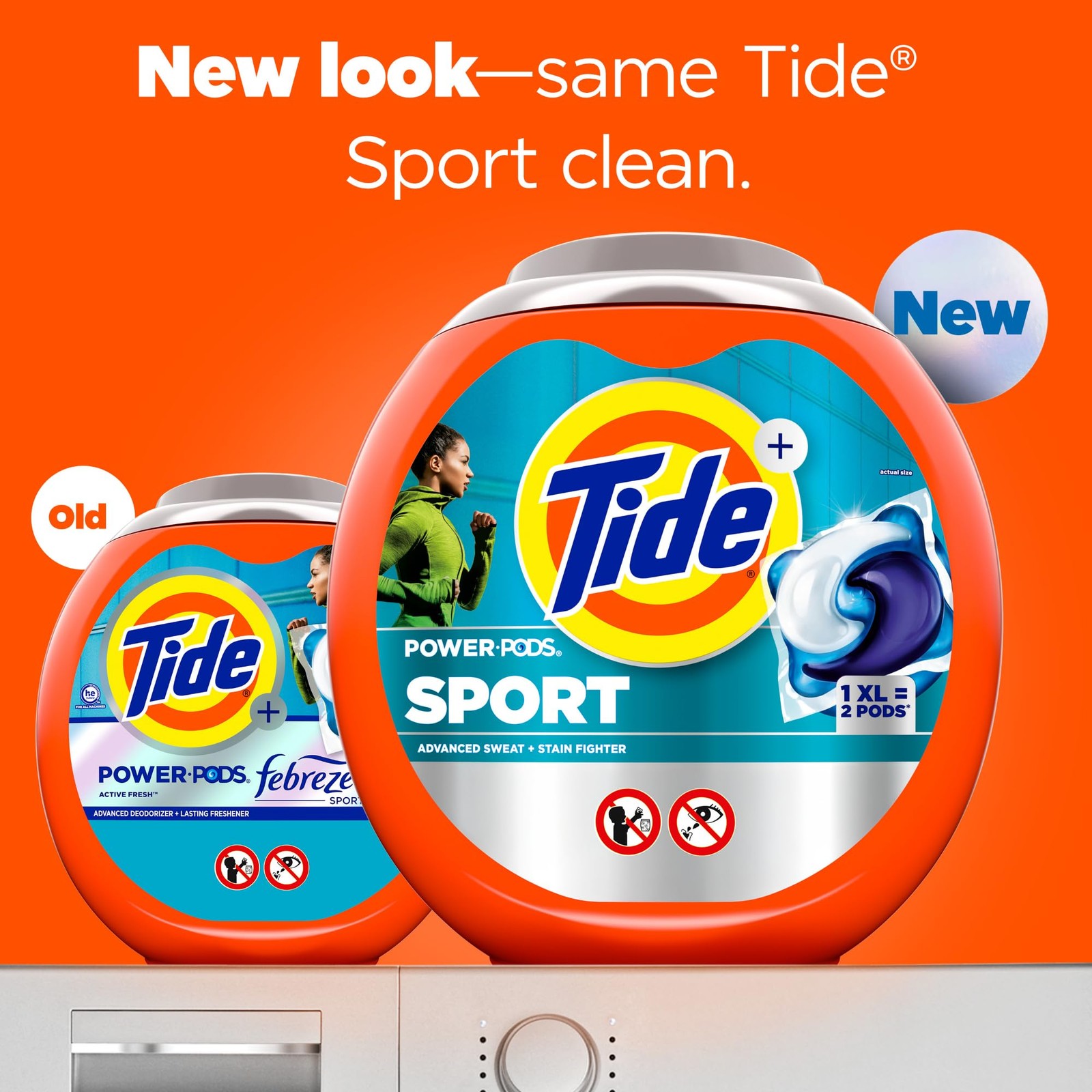 Tide Power Pods Plus Febreze Odor Eliminators 32 Count Laundry Detergent