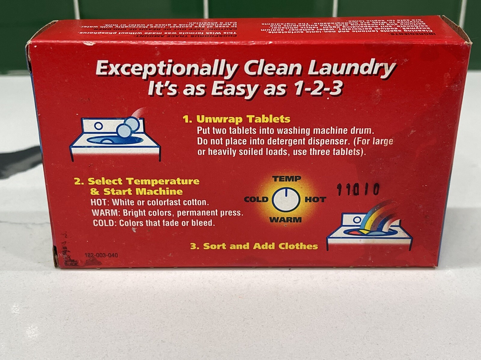 Wisk Dual Action Tablets Travel Detergent Sealed New Old Stock Discontinued Y2K